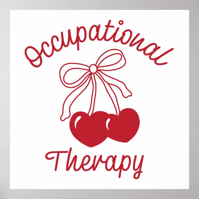 Occupational Therapy COTA Therapist Poster (Front)