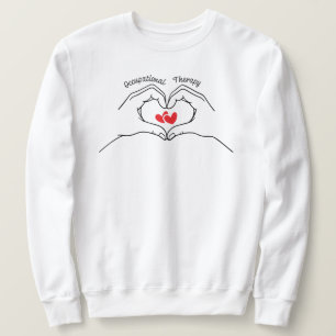 Occupational Therapy Cute Heart Sweatshirt