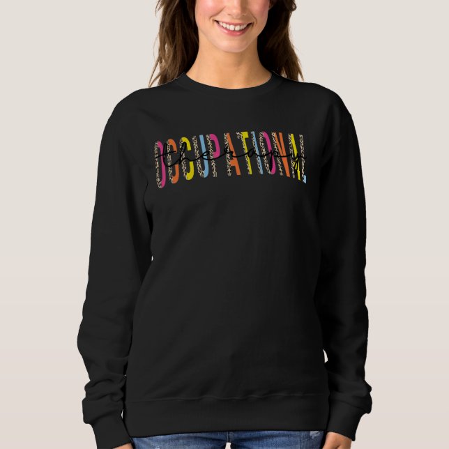 Occupational Therapy Cute OT Therapist Assistant M Sweatshirt (Front)