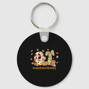 Occupational Therapy Fall Ot Ota Autumn Thanksgivi Keychain