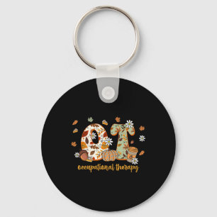 Occupational Therapy Fall Ot Ota Autumn Thanksgivi Keychain