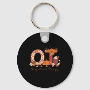 Occupational Therapy Fall Thanksgiving Occupationa Keychain