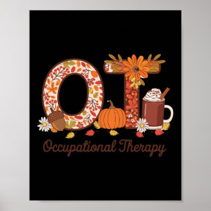 Occupational Therapy Fall Thanksgiving Occupationa Poster