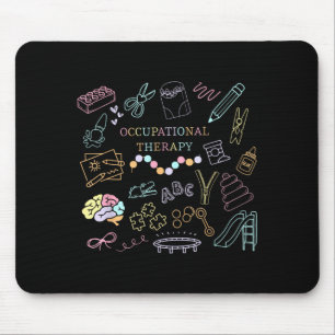 Occupational therapy funny therapy humour design  mouse pad