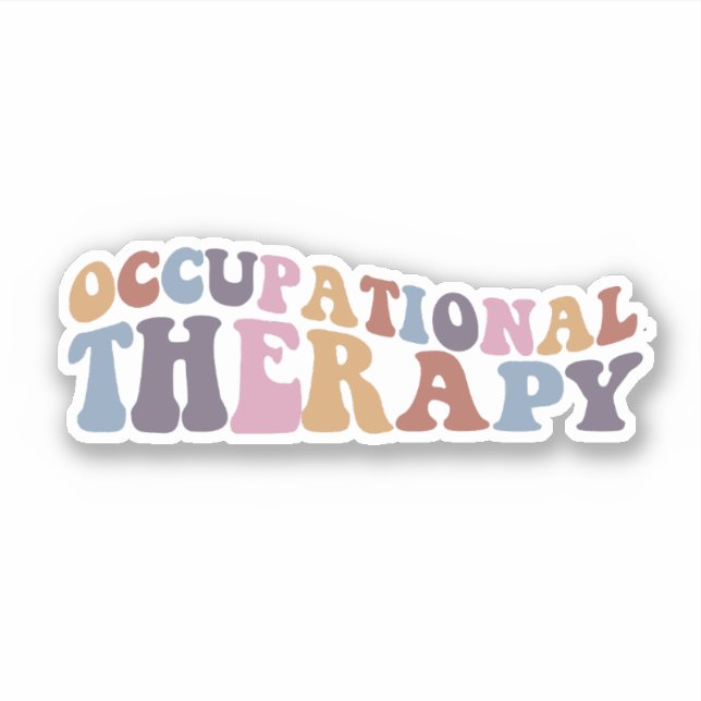 Occupational Therapy Groovy text (Front)