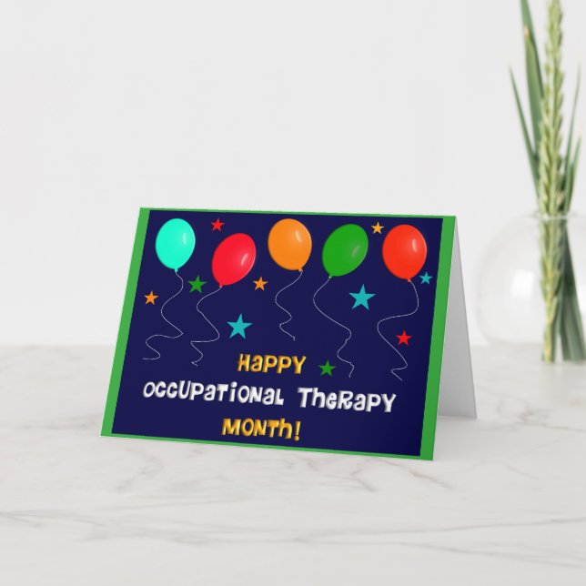 Occupational Therapy Month Card (Front)