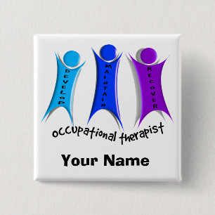 Occupational Therapy Name Buttons
