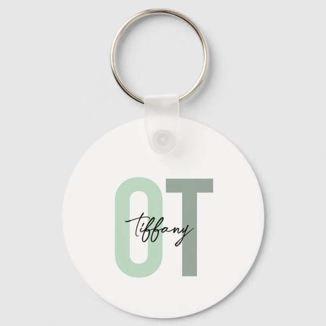 Occupational Therapy new• Custom OT cute gift•  Keychain (Front)