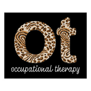 Occupational Therapy OT Cheetah Print