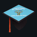 Occupational Therapy OT Heart Graduation Cap Topper<br><div class="desc">A beautiful occupational therapist graduation day gift. Occupational Therapy Comes from the Heart. This pretty OT graduate cap features a cute rainbow tree with helping hands as the trunk of hope.</div>