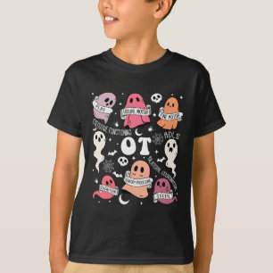 Occupational Therapy Ot Ota Halloween Spooky Cute T-Shirt