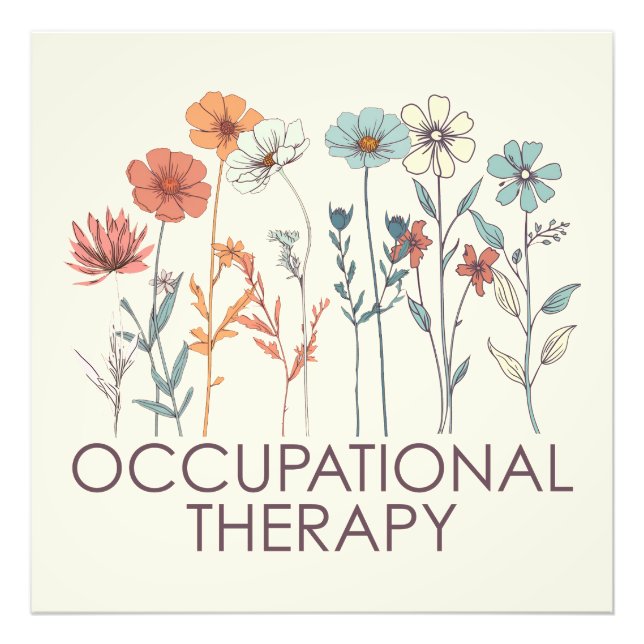 Occupational Therapy OT Photo Print (Front)