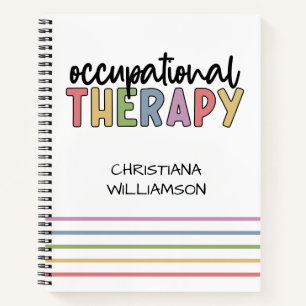 Occupational Therapy OT Student Grad Gifts Notebook