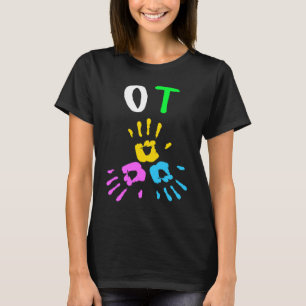 Occupational Therapy Pediatric OT Month Cute Hands T-Shirt