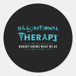 Occupational Therapy Therapist Classic Round Sticker
