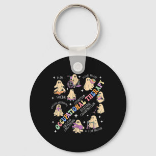 Occupational Therapy Therapist Halloween Spooky Ot Keychain