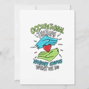 Occupational Therapy Therapist Nurse Gift Holiday Card