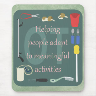 Occupational Therapy Tools for Adaptation Graphic Mouse Pad