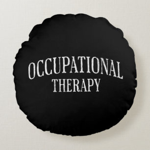Occupational Therapy Vintage Round Pillow