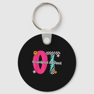 Occupational Therast Retro Checkered Ot Graduation Keychain
