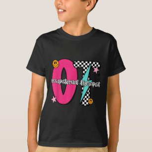 Occupational Therast Retro Checkered Ot Graduation T-Shirt