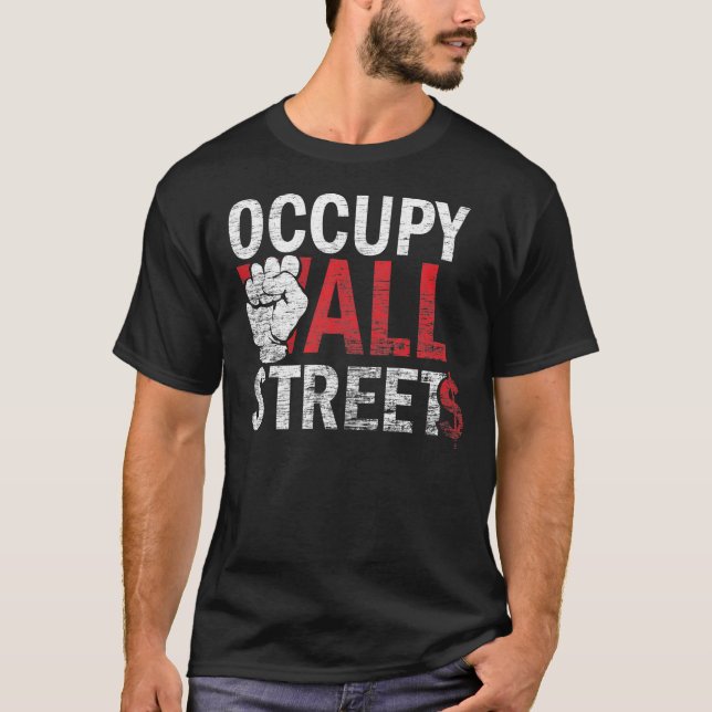 Occupez tout le T-shirt de rues (Devant)