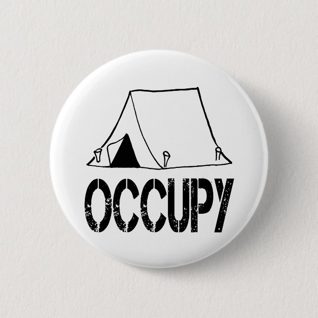 Occupy 2 Inch Round Button (Front)
