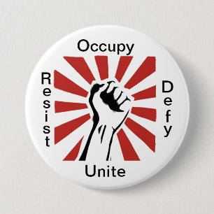 Occupy 3 Inch Round Button