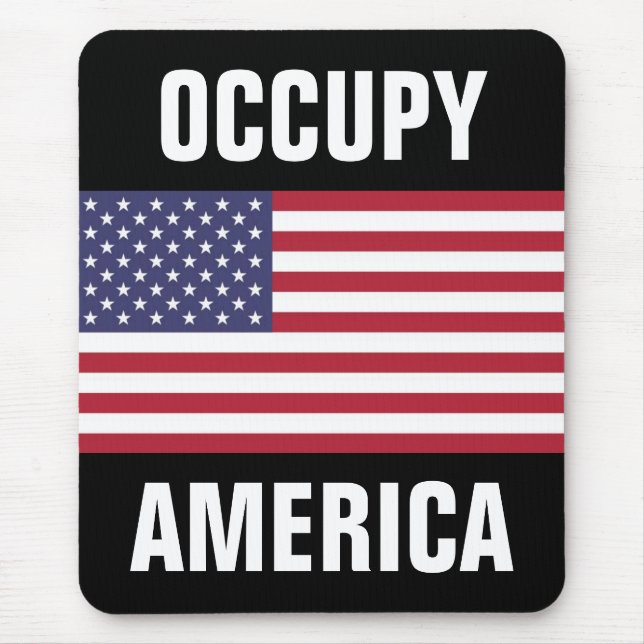 occupy america mouse pad (Front)