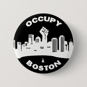 Occupy Boston 2 Inch Round Button