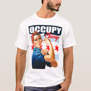 Occupy Chicago Rosie le t-shirt Riveter