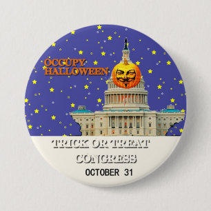 Occupy Halloween 3 Inch Round Button