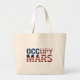 Occupy Mars Tote Bag – Patriotic Space Exploration