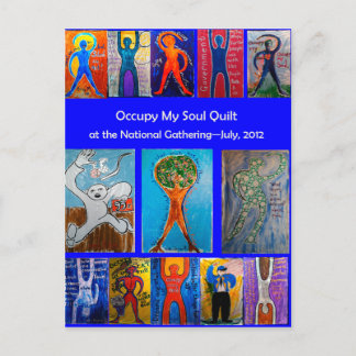 Occupy My Soul Quilt National Gathering Postcard