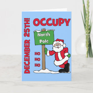 Occupy North Pole Holiday Card