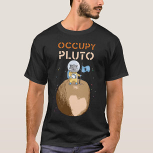 Occupy Pluto Never Forget Astronaut Cat In Space G T-Shirt
