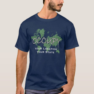 OCCUPY T-Shirt Customize Location Text Template