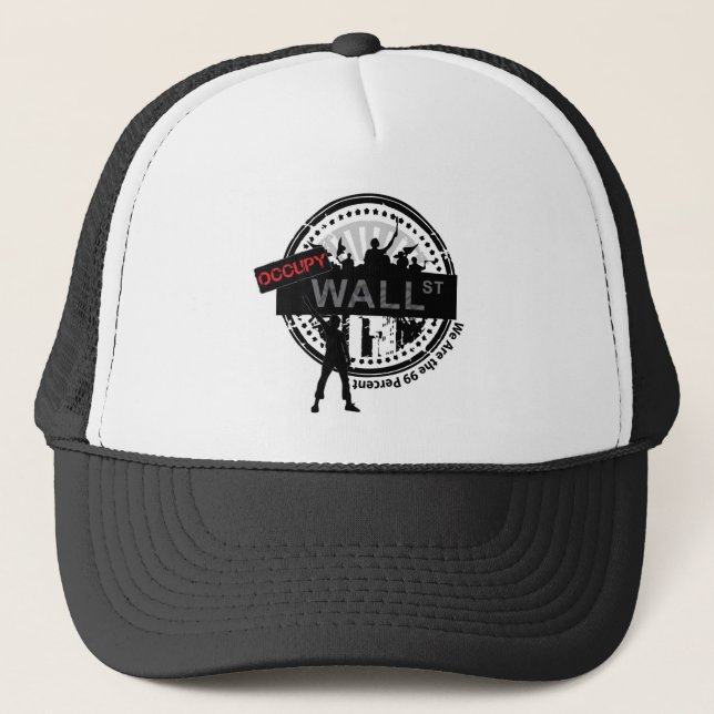 Occupy Wall St Trucker Hat (Front)