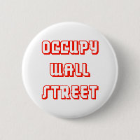 "Occupy Wall Street" Button