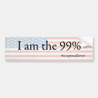 Occupy Wall Street Support Bumper Sticker