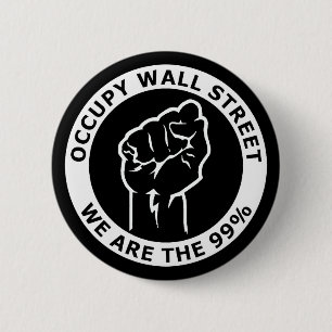 Occupy Wall Street, We Are The 99% 2 Inch Round Button
