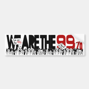 Occupy Wall Street - We are the 99% Bumper Sticker
