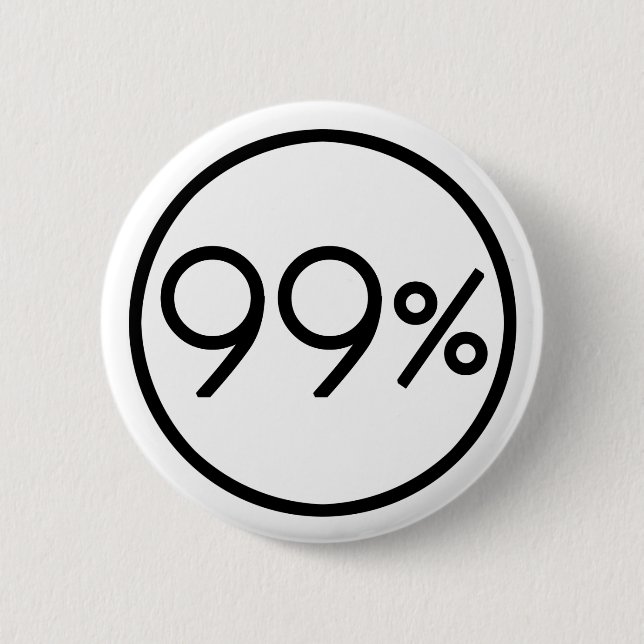 Occupy Wall Street We are the 99% Button (Front)