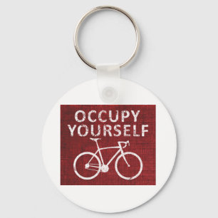 Occupy Yourself Keychain