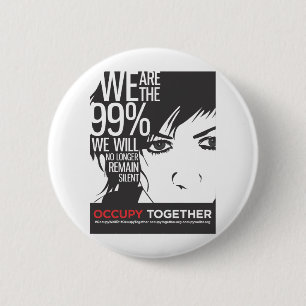 OccupyTogether_poster01 2 Inch Round Button