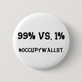 #OCCUPYWALLST 2 INCH ROUND BUTTON