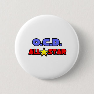 OCD All Star 2 Inch Round Button
