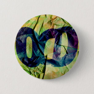 OCD Awareness badge ( Textured ) 2 Inch Round Button