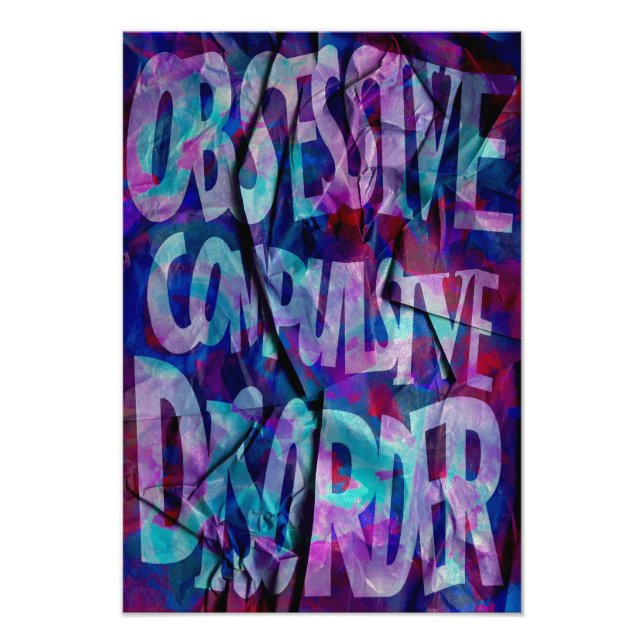 OCD Awareness, Colour Theory Poster (Textured) (Front)