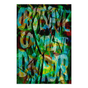 OCD Awareness, Colour Theory Poster (Textured)